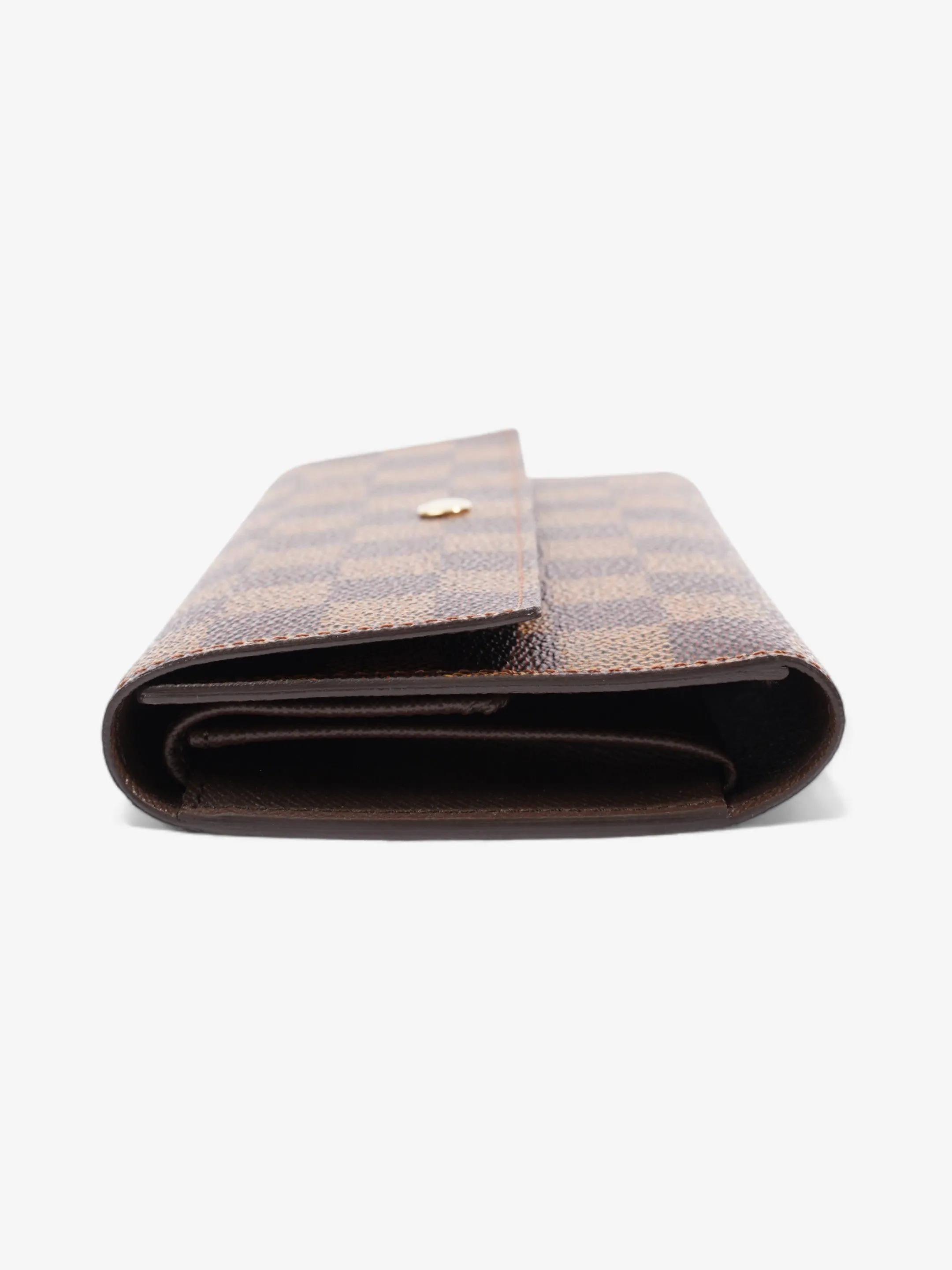 Louis Vuitton Sarah GM Long Wallet Damier Ebene Canvas
