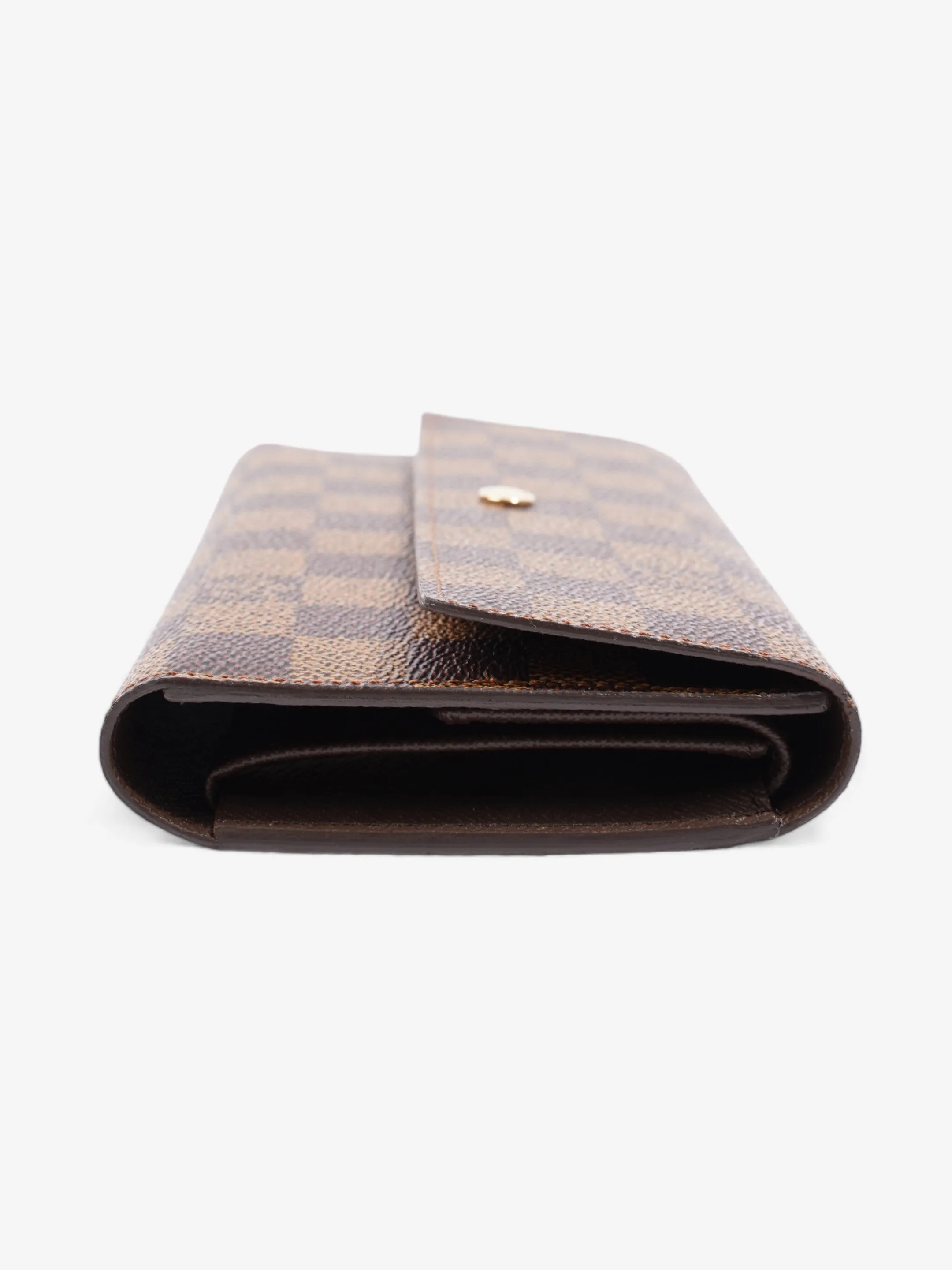 Louis Vuitton Sarah GM Long Wallet Damier Ebene Canvas