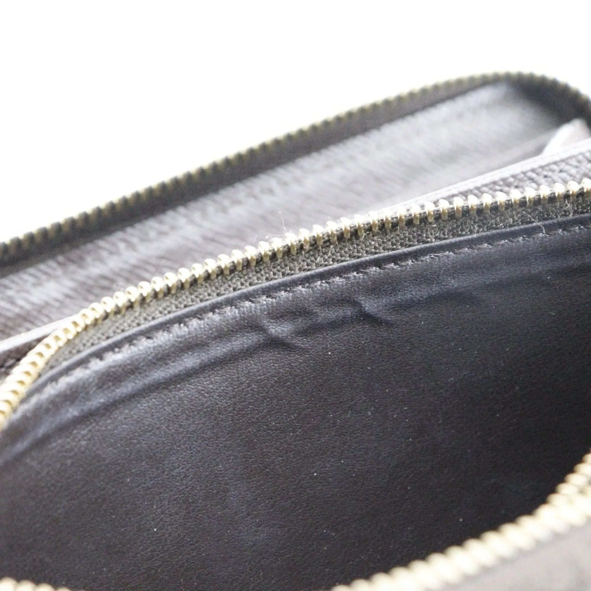 LOUIS VUITTON Zippy Wallet Long N41661 Damier Canvas Brown MI2156 Unisex