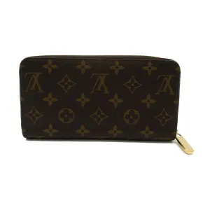 LOUIS VUITTON Zippy Wallet Round Long Wallet Brown Monogram PVC coated canvas M42616