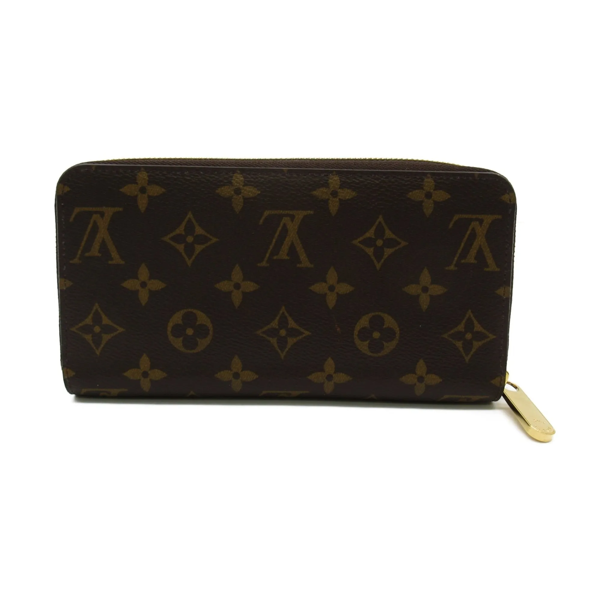 LOUIS VUITTON Zippy Wallet Round Long Wallet Brown Monogram PVC coated canvas M42616