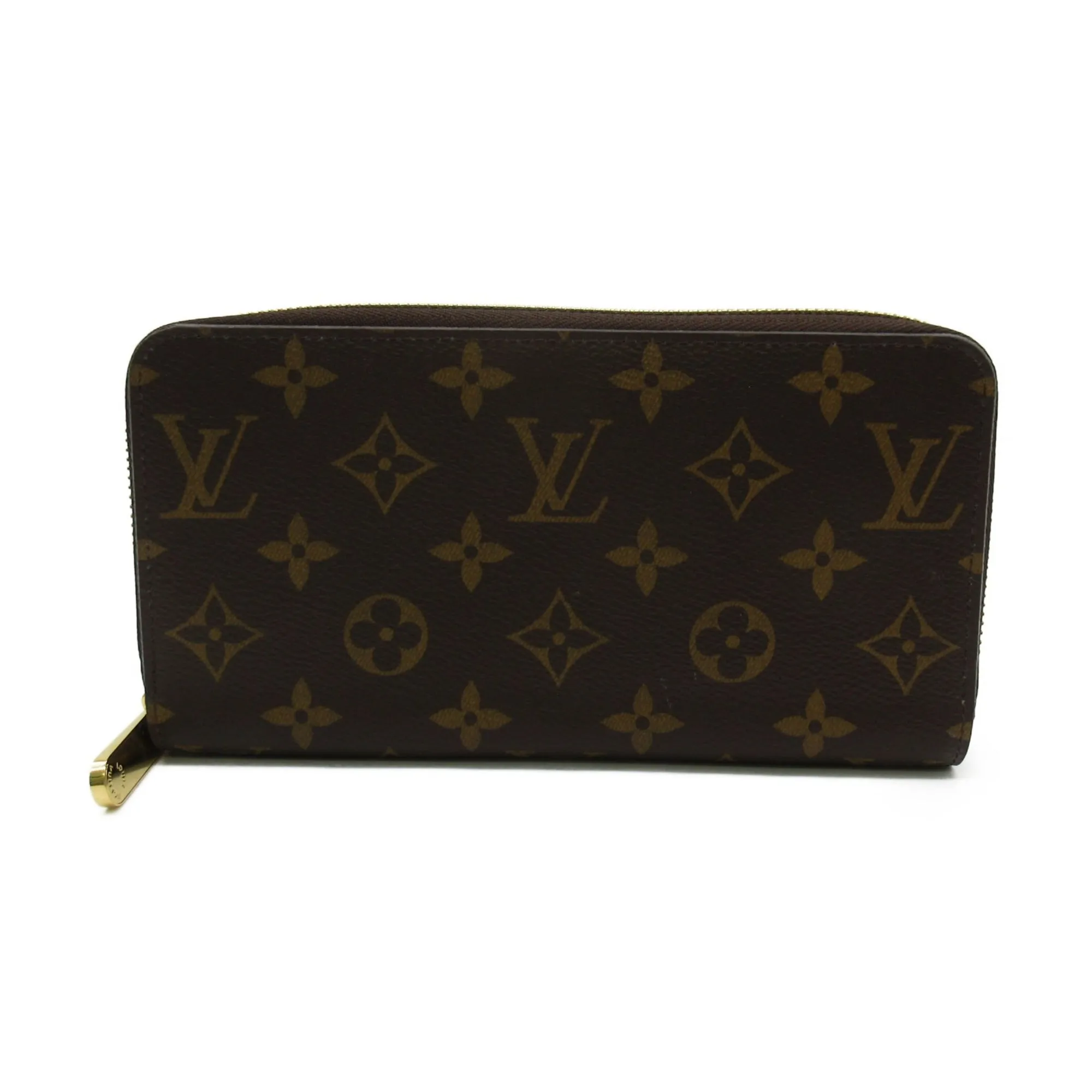 LOUIS VUITTON Zippy Wallet Round Long Wallet Brown Monogram PVC coated canvas M42616