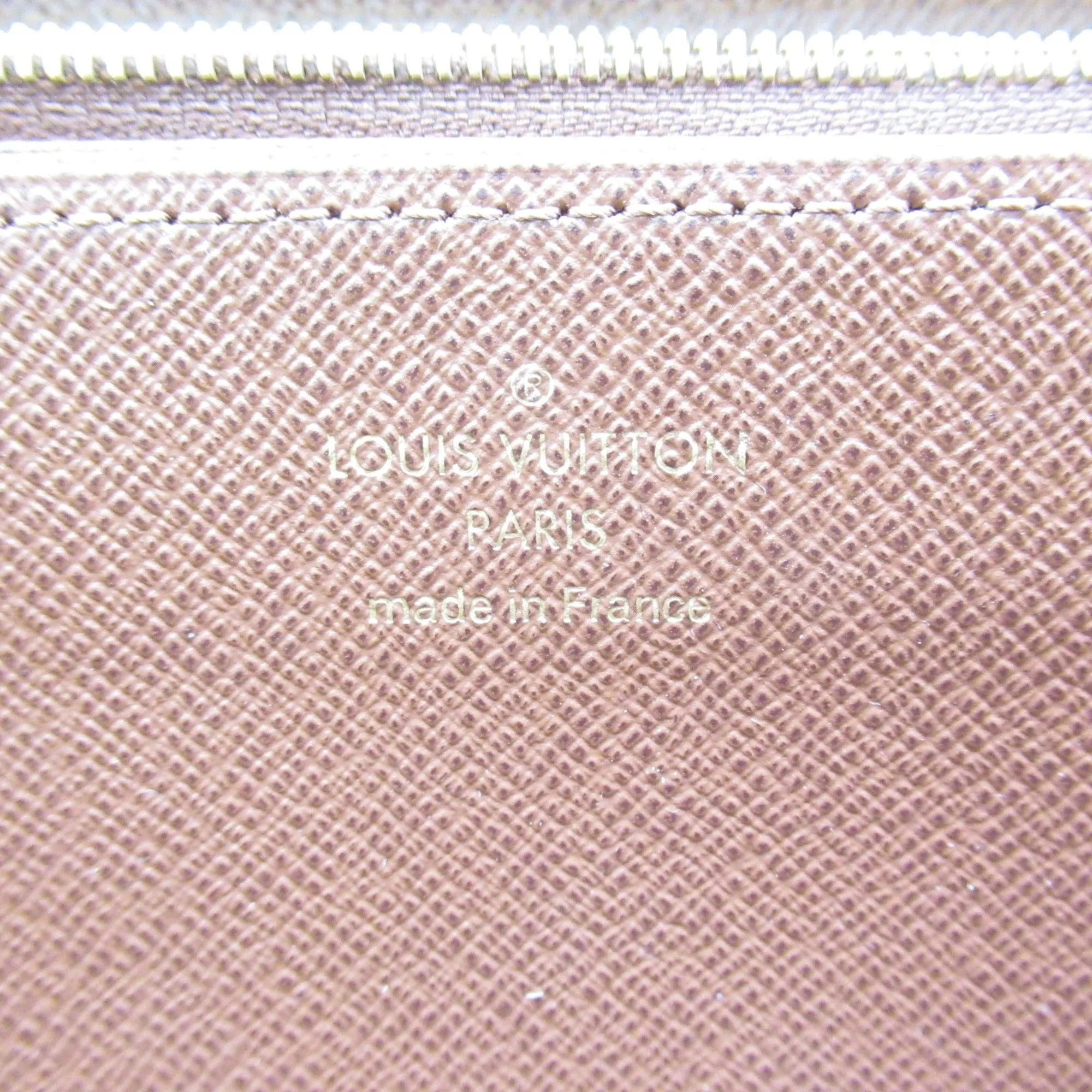LOUIS VUITTON Zippy Wallet Round Long Wallet Brown Monogram PVC coated canvas M42616