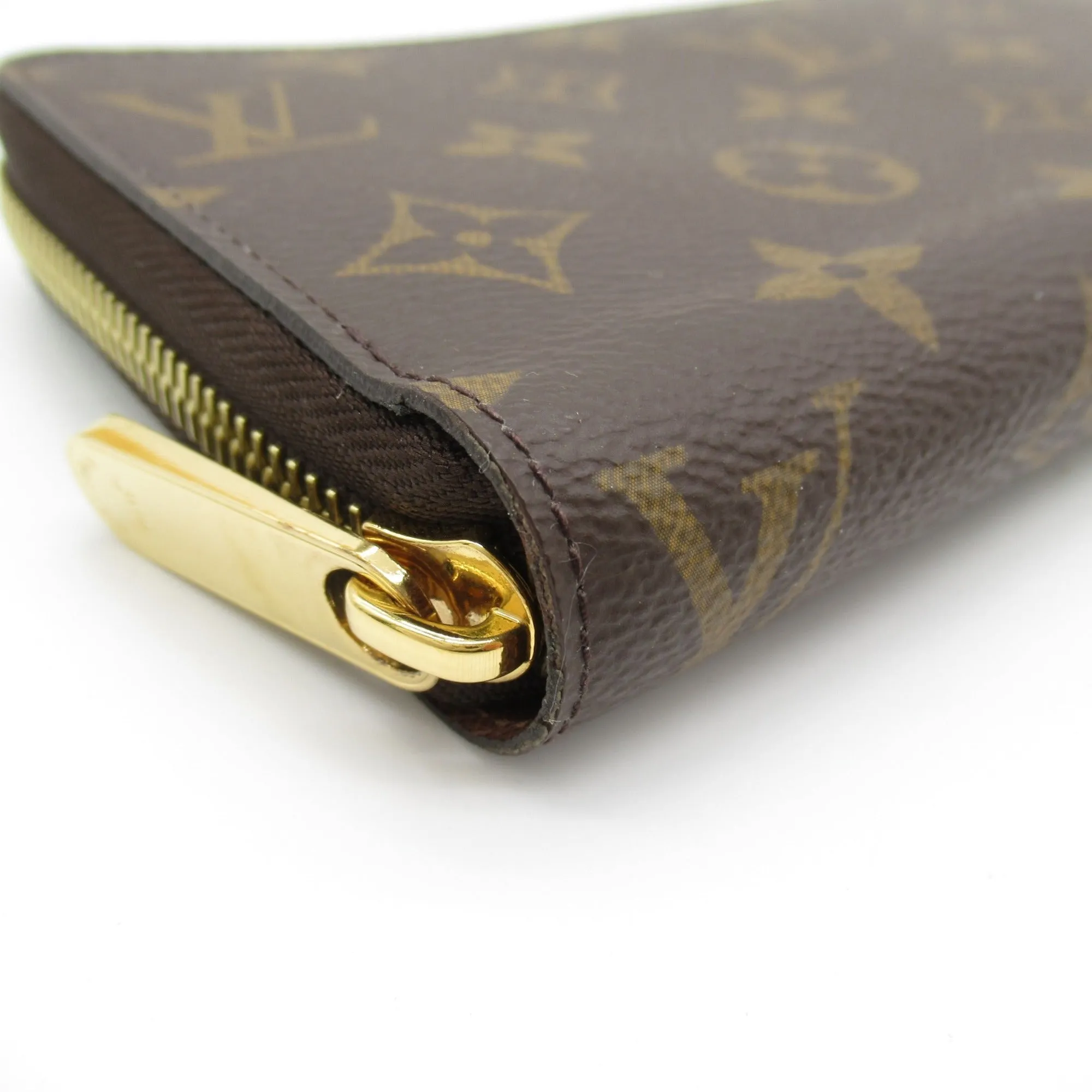 LOUIS VUITTON Zippy Wallet Round Long Wallet Brown Monogram PVC coated canvas M42616