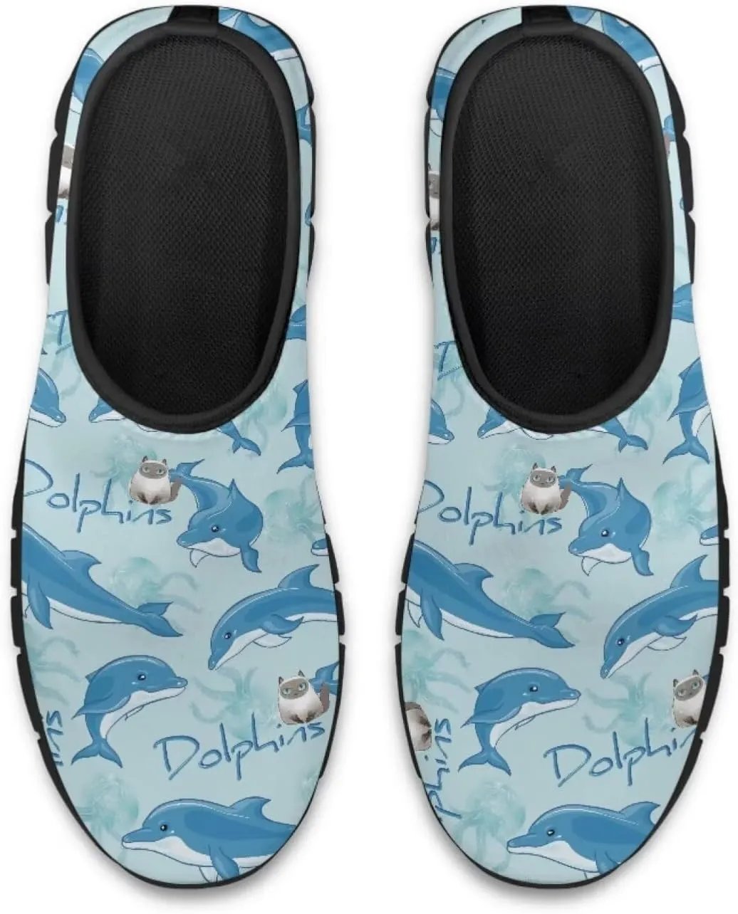 Low-Cut Marine Life Pattern Casual Shoes | Womens Tennis Shoes | Walking Shoes | Polyester Fabric Breathable Shoes | Comfortable & Stylish