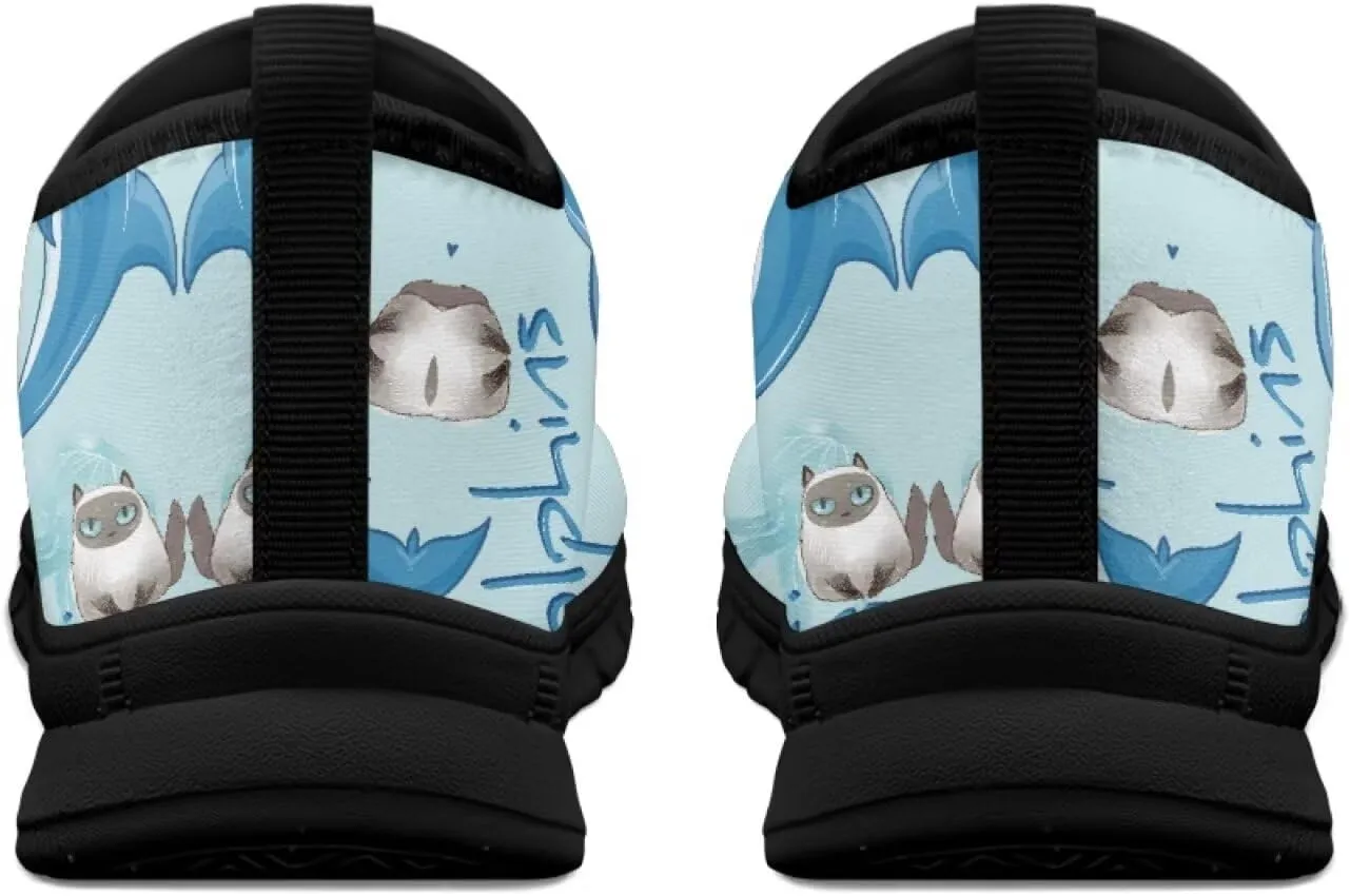 Low-Cut Marine Life Pattern Casual Shoes | Womens Tennis Shoes | Walking Shoes | Polyester Fabric Breathable Shoes | Comfortable & Stylish