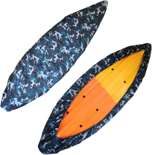 Lucky Monet Waterproof 210D Kayak Canoe Cover Storage Dust Cover UV50  Sunblock Fishing Boat Cover Shield Protector