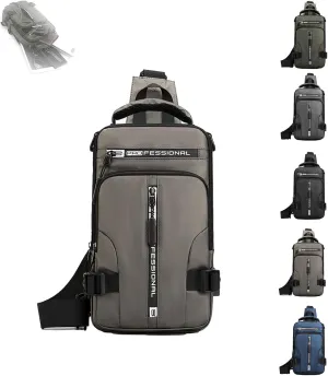 Luckyabow Waterproof Crossbody Bag, Luckyabow Waterproof Sling Bag Backpack For Women Men, For Hiking And Walking