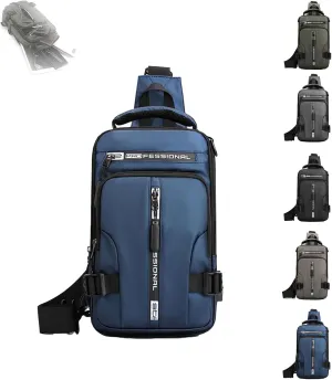Luckyabow Waterproof Crossbody Bag, Luckyabow Waterproof Sling Bag Backpack For Women Men, For Hiking And Walking