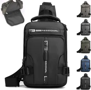Luckyabow Waterproof Crossbody Bag, Luckyabow Waterproof Sling Bag, For Men Women
