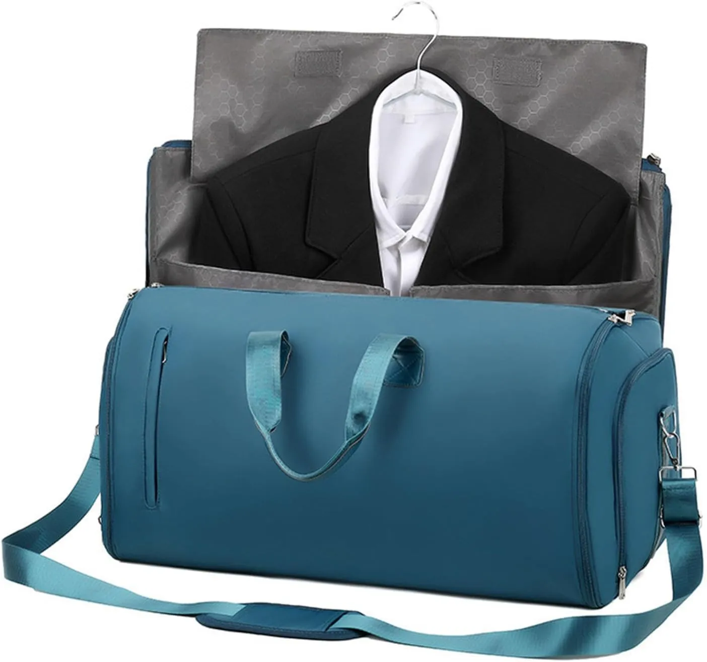 Luggage Bag Weekender Bag Suit Bag for for Men Backpacking Holiday Hiking Trip, Blue