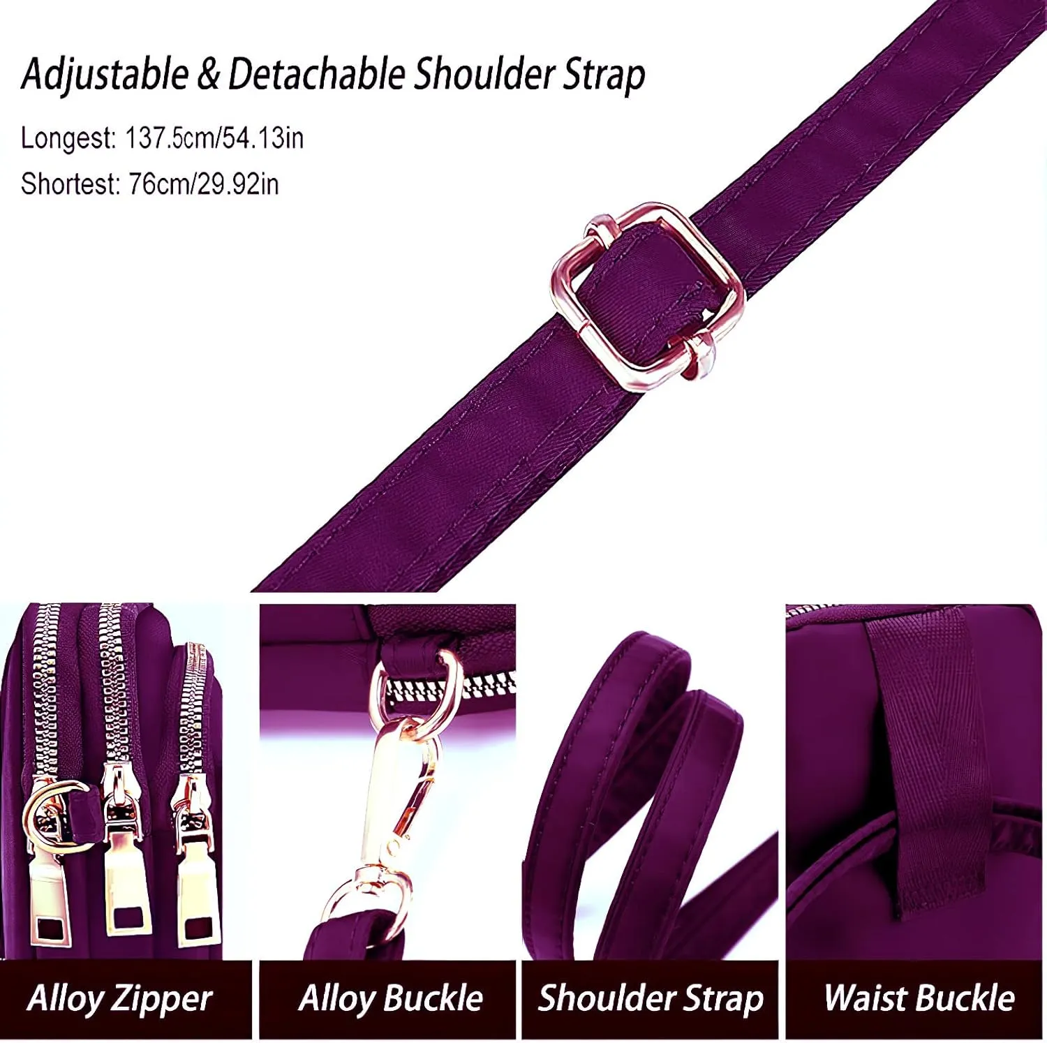 Luz | Water-Resistant Compact Crossbody Bag