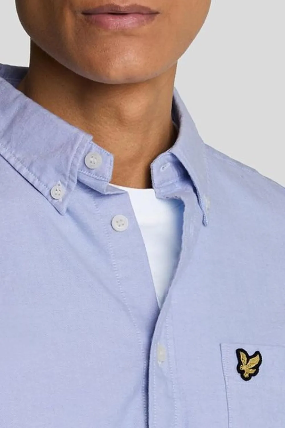 Lyle & Scott Mens Plain Oxford Shirt