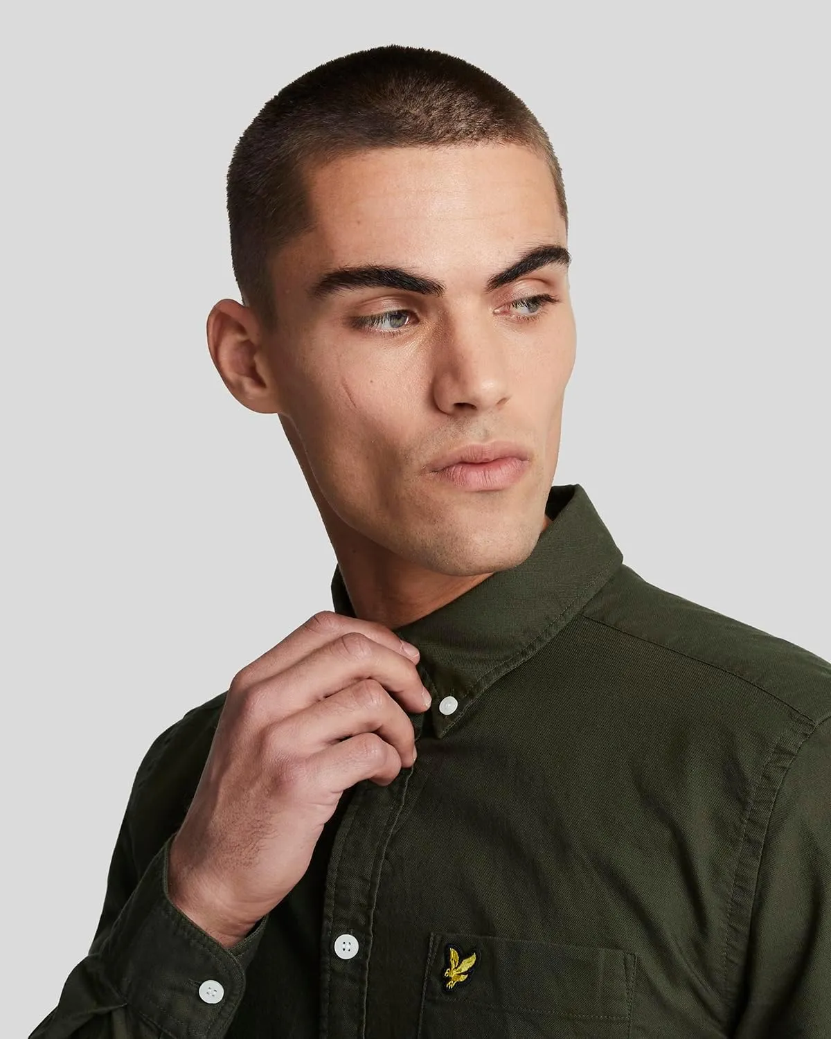 Lyle & Scott Mens Plain Oxford Shirt