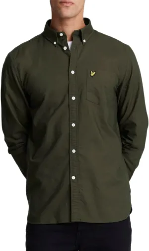 Lyle & Scott Mens Plain Oxford Shirt