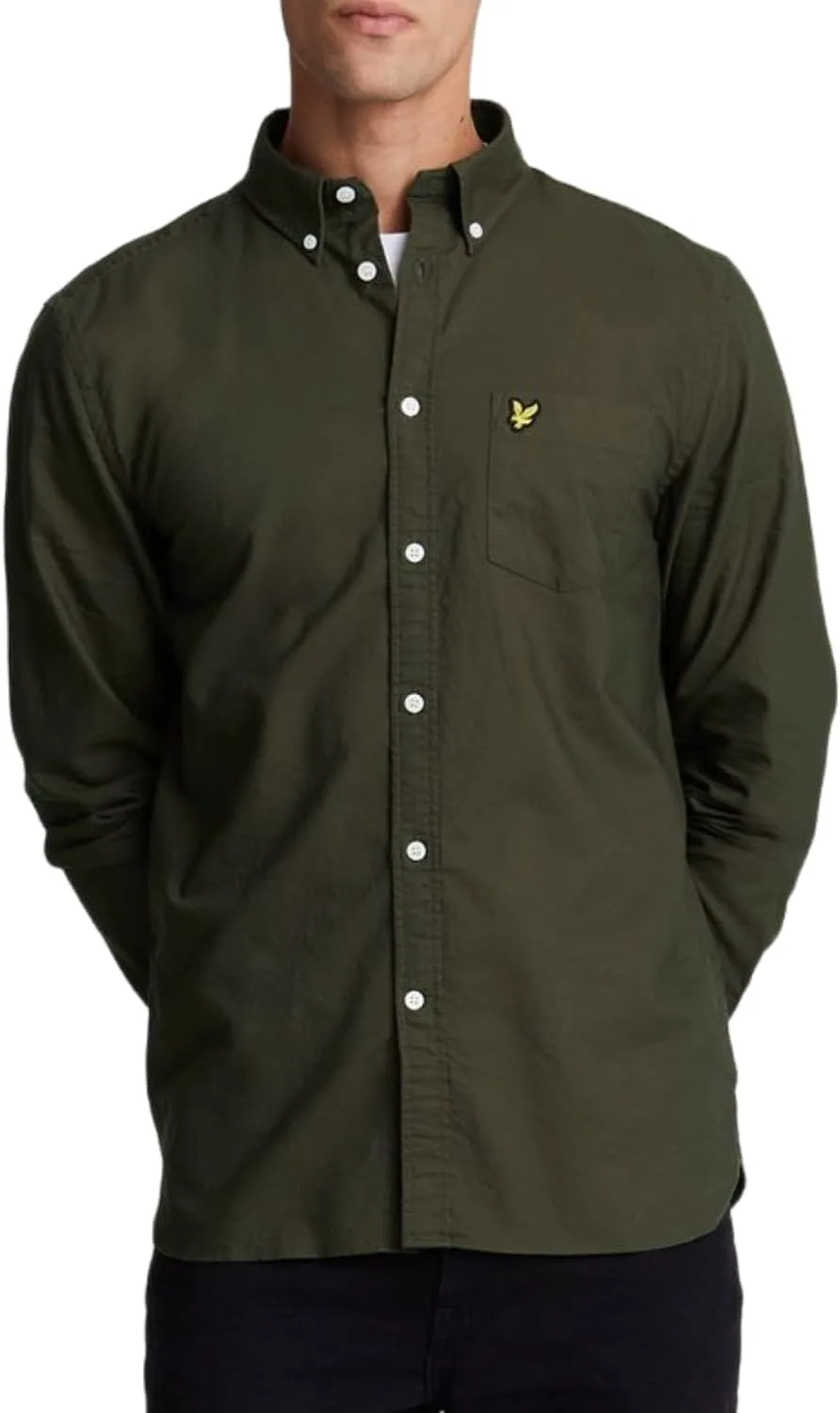 Lyle & Scott Mens Plain Oxford Shirt