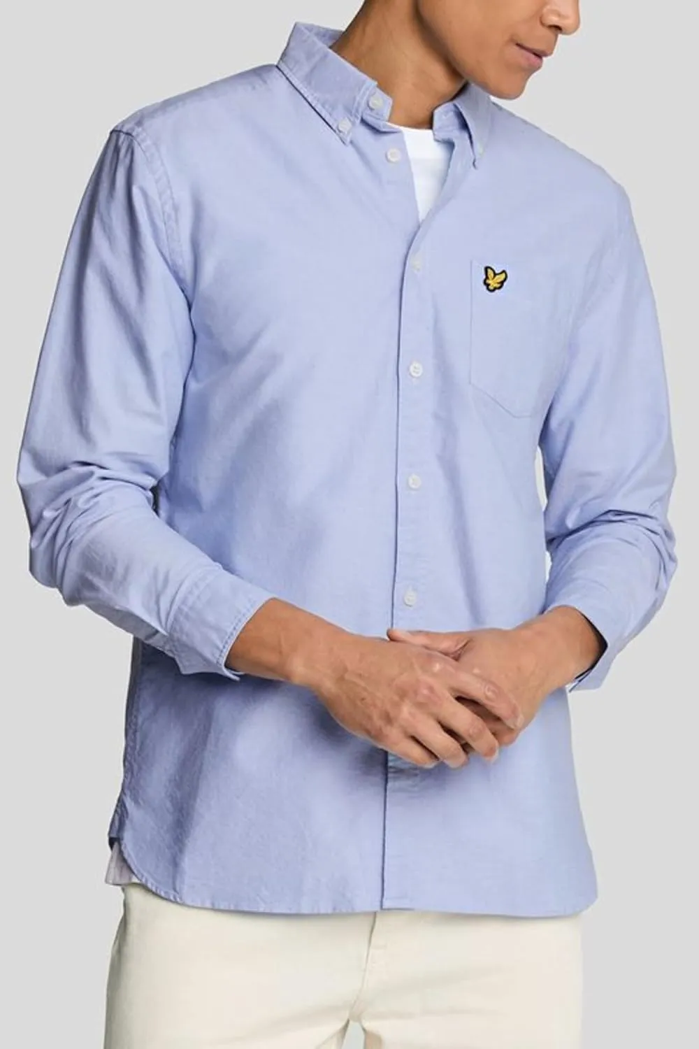 Lyle & Scott Mens Plain Oxford Shirt