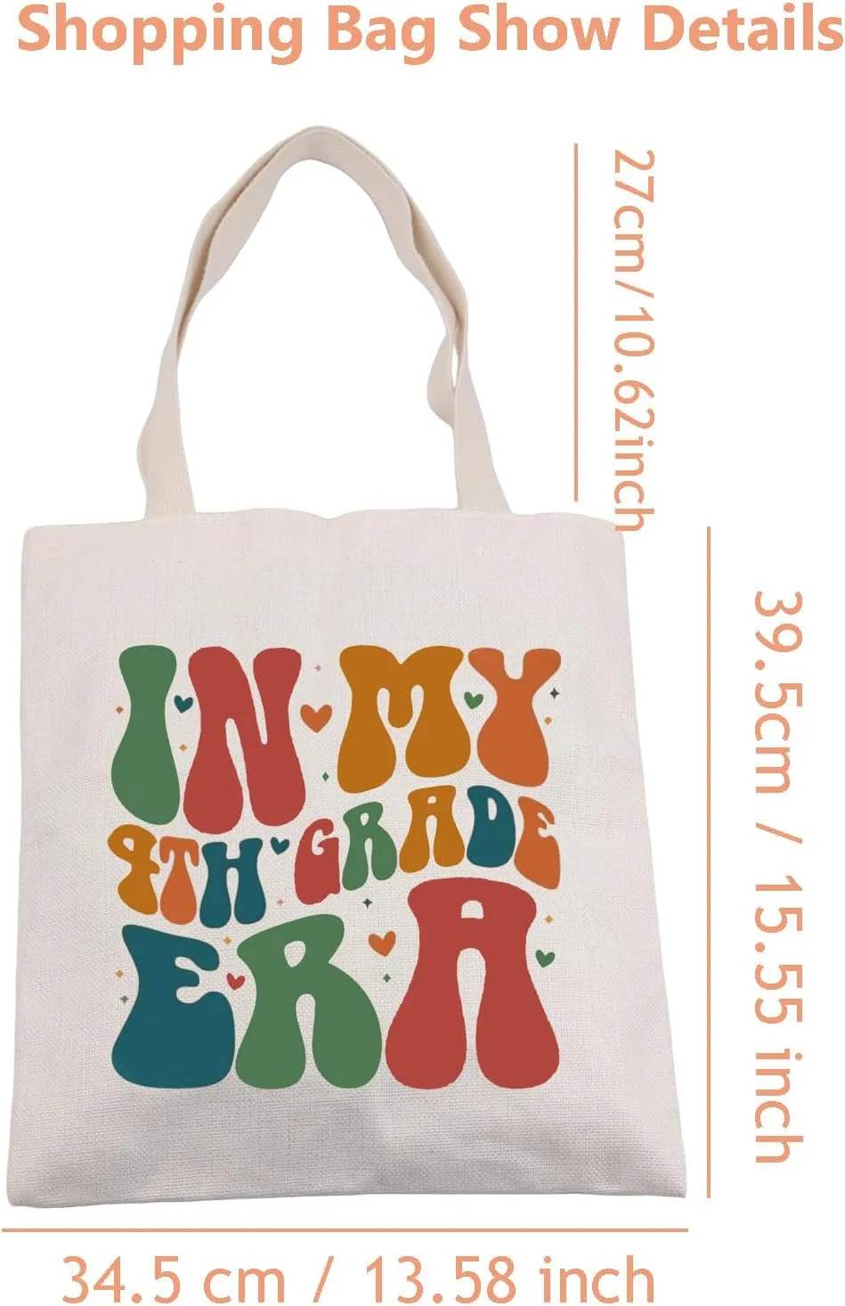 Lywjyb Birdgot In My First Second Third Fourth Fifth Grade Era Tote Bag Back to School Gift Teacher Gift
