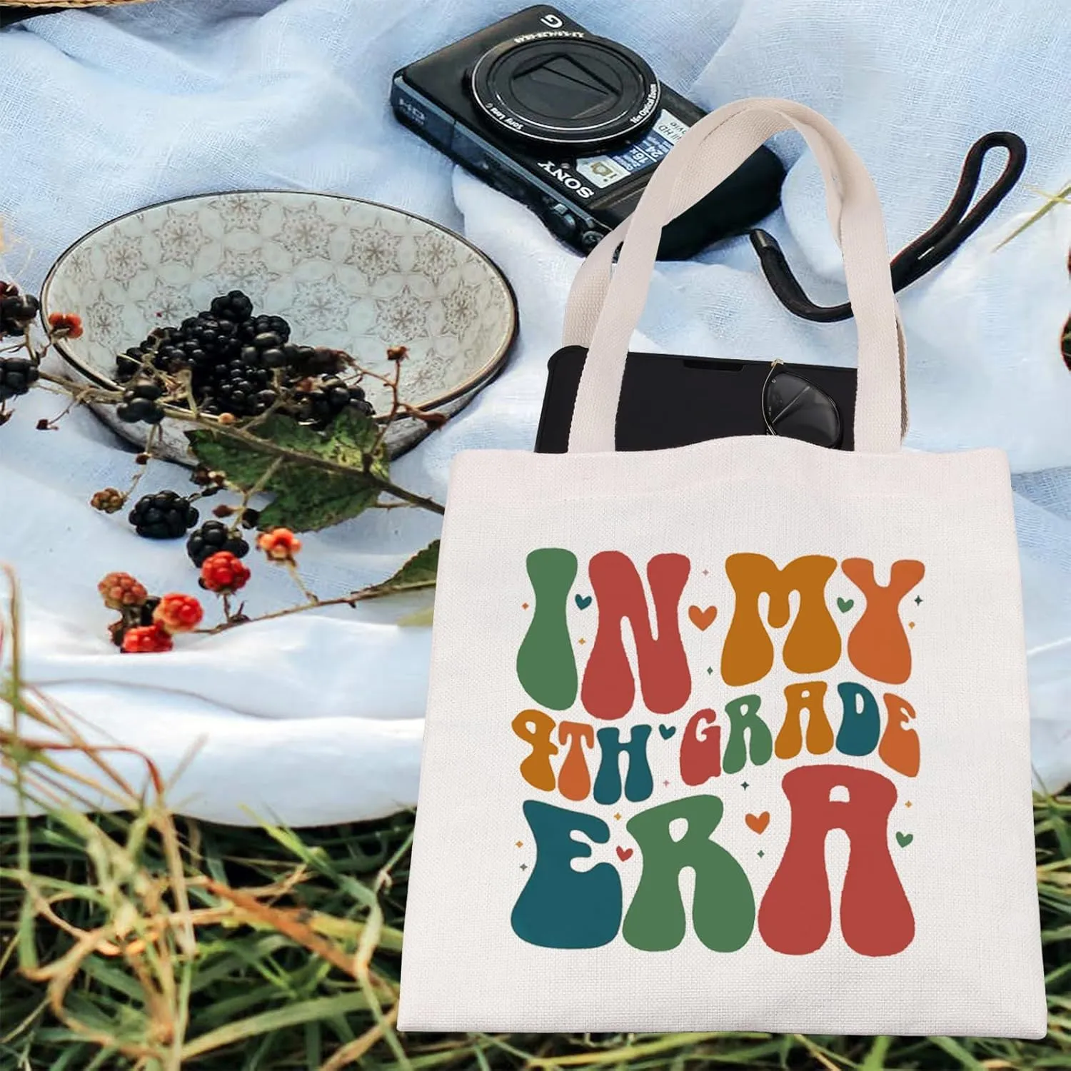 Lywjyb Birdgot In My First Second Third Fourth Fifth Grade Era Tote Bag Back to School Gift Teacher Gift