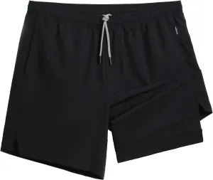 maamgic Gym Shorts for Men 7 inch with Liner Stretch 2 in 1 Workout Shorts Men Quick Dry Athletic Shorts