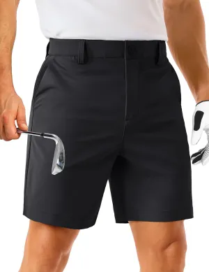 MAGCOMSEN Men's Golf Shorts 7" Quick Dry Lightweight Stretch Casual Shorts with 6 Pockets Dress Work Hiking