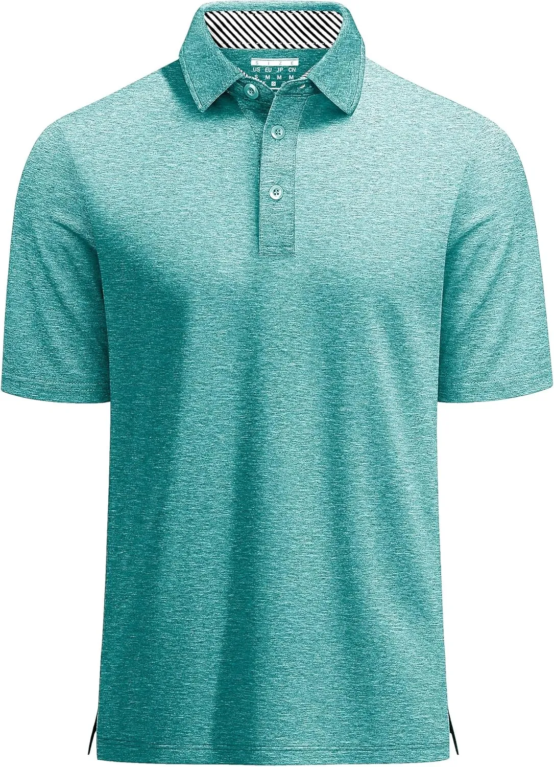 MAGCOMSEN Men's Short Sleeve Polo Golf Shirts 3-Button Moisture Wicking Athletic T-Shirts Casual Collared Shirt