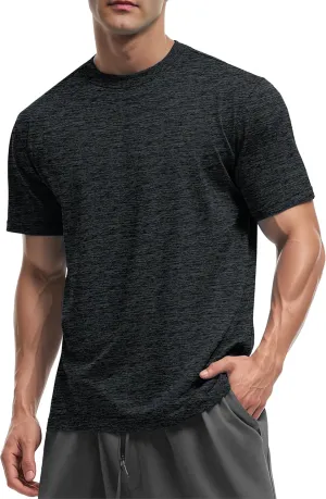 MAGCOMSEN Men's Short Sleeve Sun Protection Shirts Quick Dry Athletic T-Shirts Hiking Running Workout Gym Rash Guard