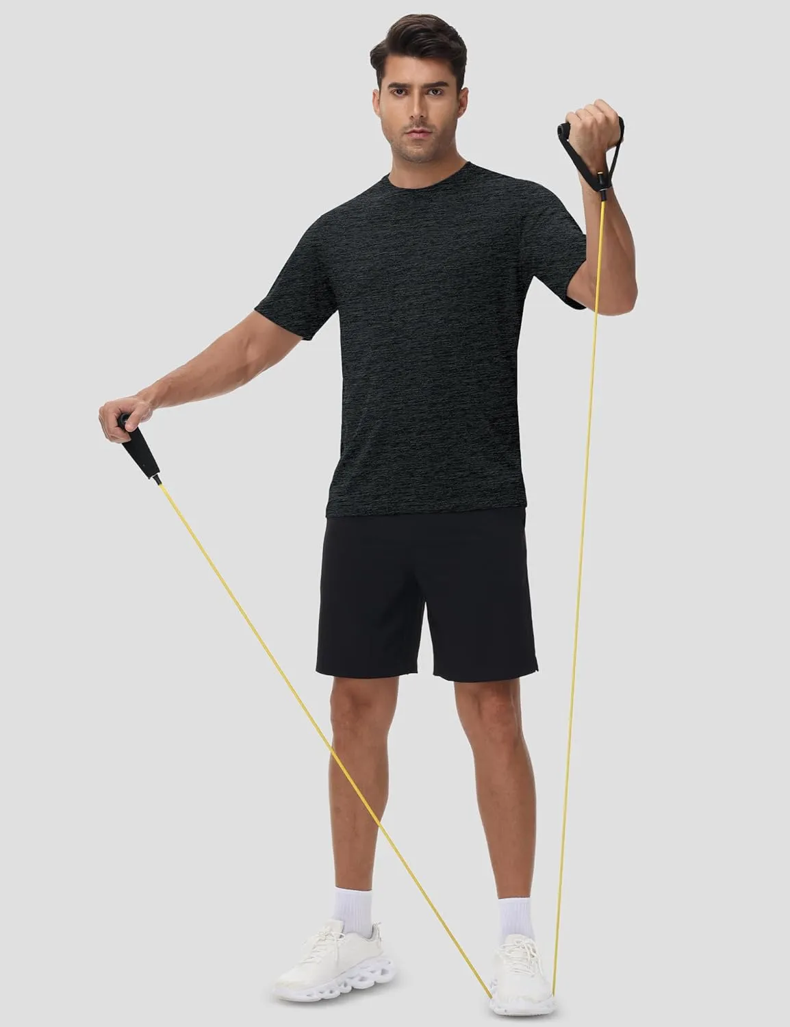 MAGCOMSEN Men's Short Sleeve Sun Protection Shirts Quick Dry Athletic T-Shirts Hiking Running Workout Gym Rash Guard