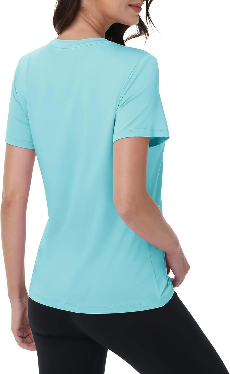 MAGCOMSEN Women's Short Sleeve Shirt UPF 80  Sun Protection T-Shirts Quick Dry Workout Gym Running Tops