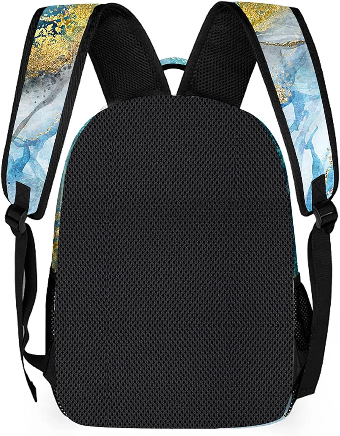 Marble Backpack, Blue Marble Laptop Bag, Stylish Shoulders Backpack with Multiple Pockets Lightweight Daypack(Blue Marble)
