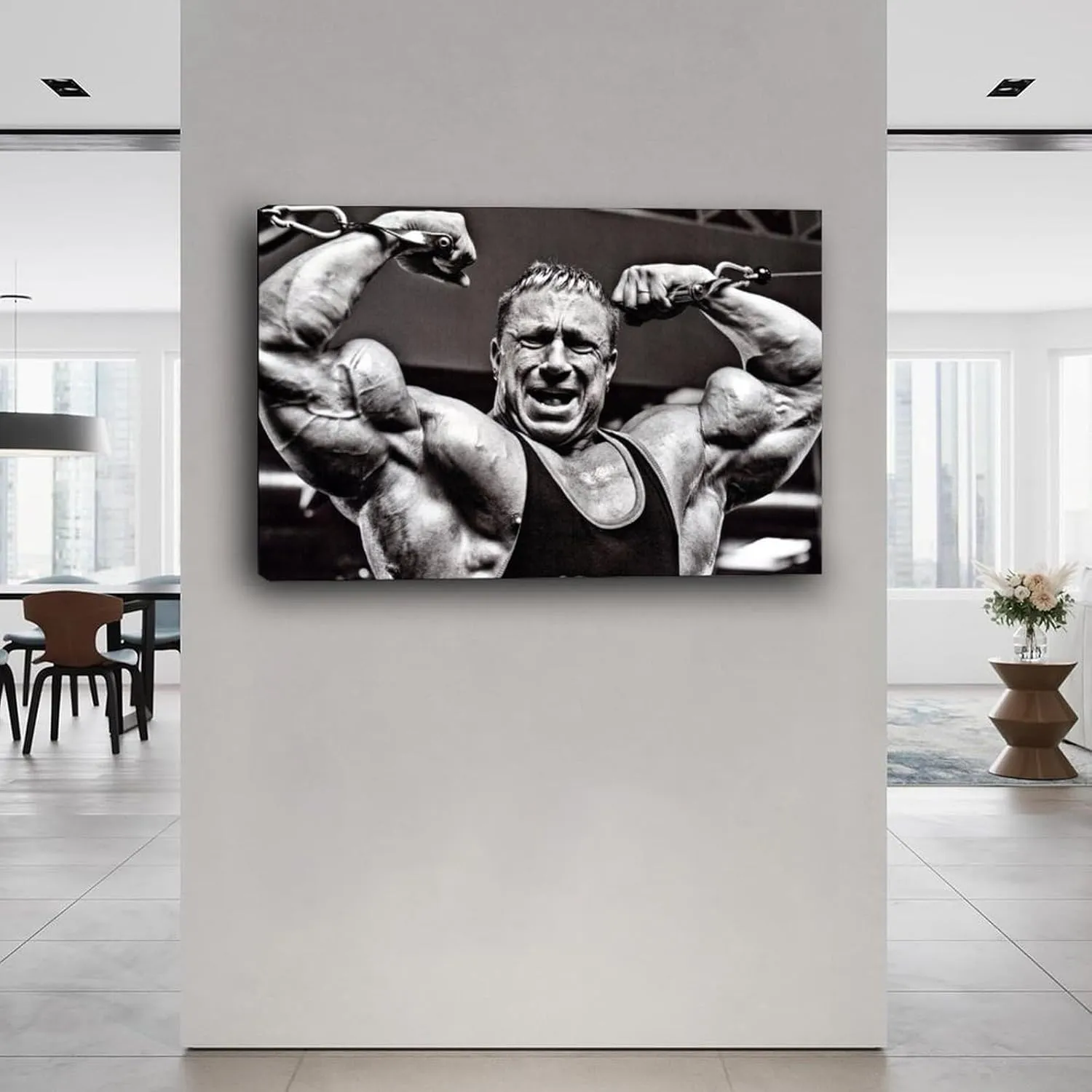 Markus Rühl Bodybuilder Poster 1 Canvas Painting Wall Art Poster for Bedroom Living Room Decor 24x16inch(60x40cm)