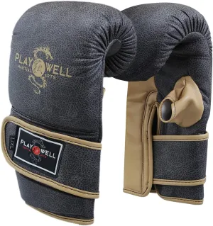 Martial Arts Premium Range: Vintage Boxing Punch Bag Mitts - Pair