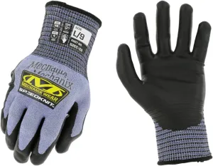 Mechanix Wear: ANSI A5 Cut Resistant Urethane Coated SpeedKnit Work Gloves - Touch Capable, Strong Grip in Dry & Wet Conditions (Light Blue, X-Large)