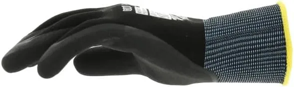 Mechanix Wear SpeedKnit Utility Work Gloves, 1 Pair - High Dexterity, Abrasion Resistant, Oil Resistant Micro Foam Grip (Large/XLarge, Black)