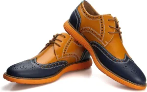 Meijiana Men's Oxford Shoes Dress Shoes Men's Lightweight lace-up Fashion Shoes
