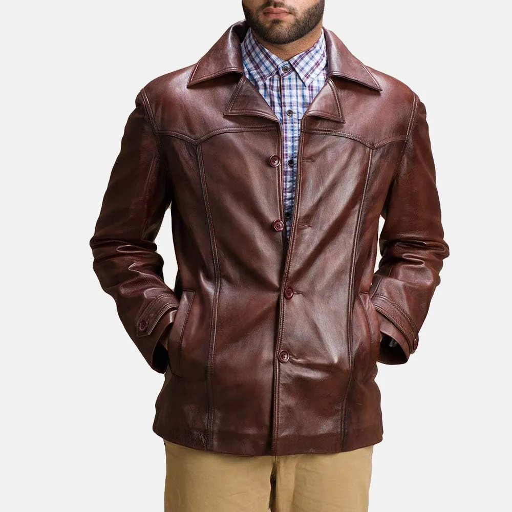 Men Brown Air Force A-2 Leather Flight Bomber Jacket - ww2 flight jacket - Men Navy G-1 Jacket - Brown Bomber leather Jacket