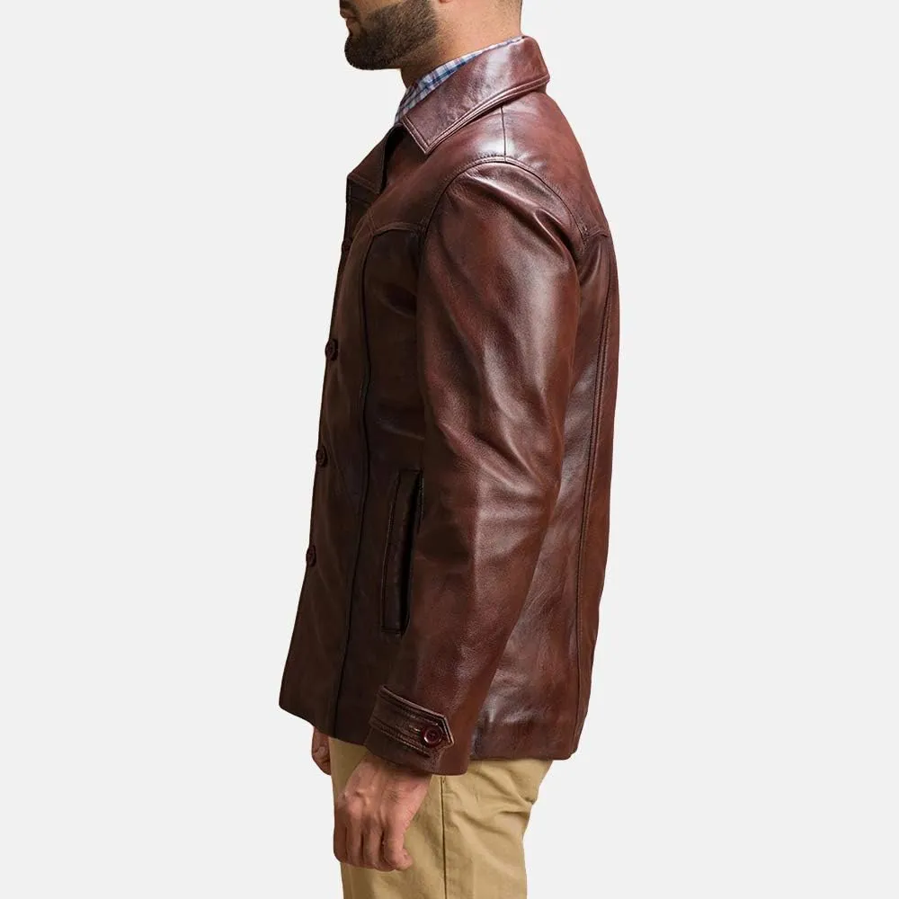 Men Brown Air Force A-2 Leather Flight Bomber Jacket - ww2 flight jacket - Men Navy G-1 Jacket - Brown Bomber leather Jacket