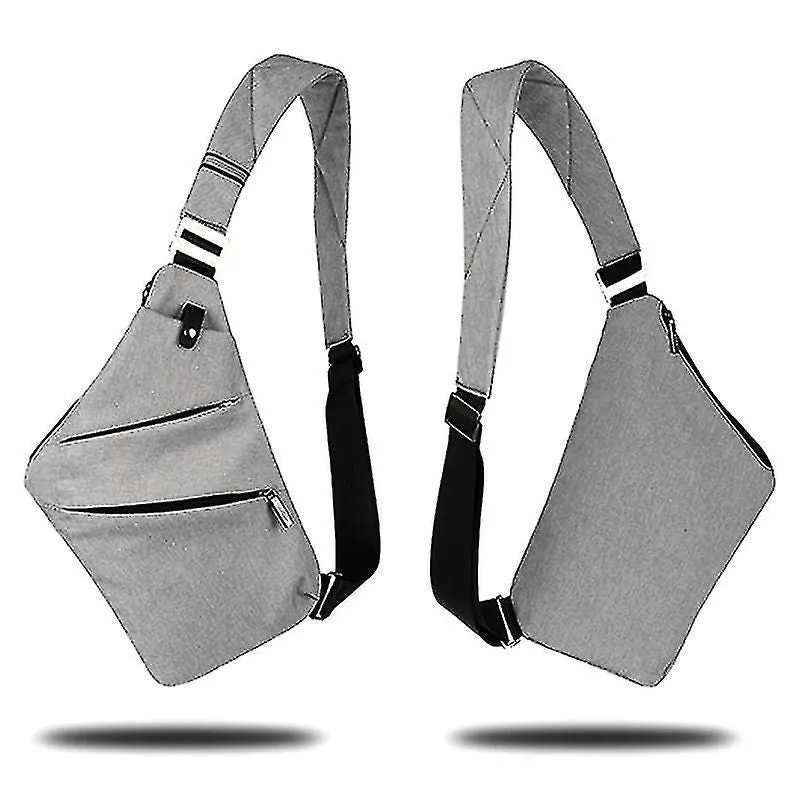 Men Crossbody Sling Bag Waterproof Shoulder Chest Back Pack Anti Theft Sash Bags