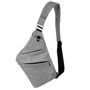 Men Crossbody Sling Bag Waterproof Shoulder Chest Back Pack Anti Theft Sash Bags