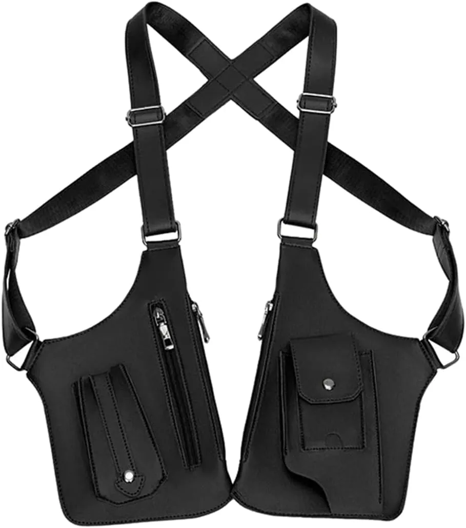Men's Anti-Theft Multi-Pocket Double-shoulder Tactical Bag