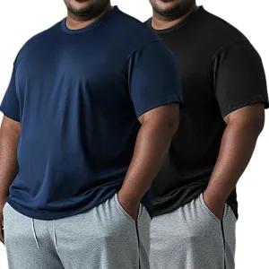 Men’s Big and Tall Dry Fit Shirts Cooling Quick Dry Lightweight Short Sleeve Moisture Wicking Workout Athletic T-Shirt