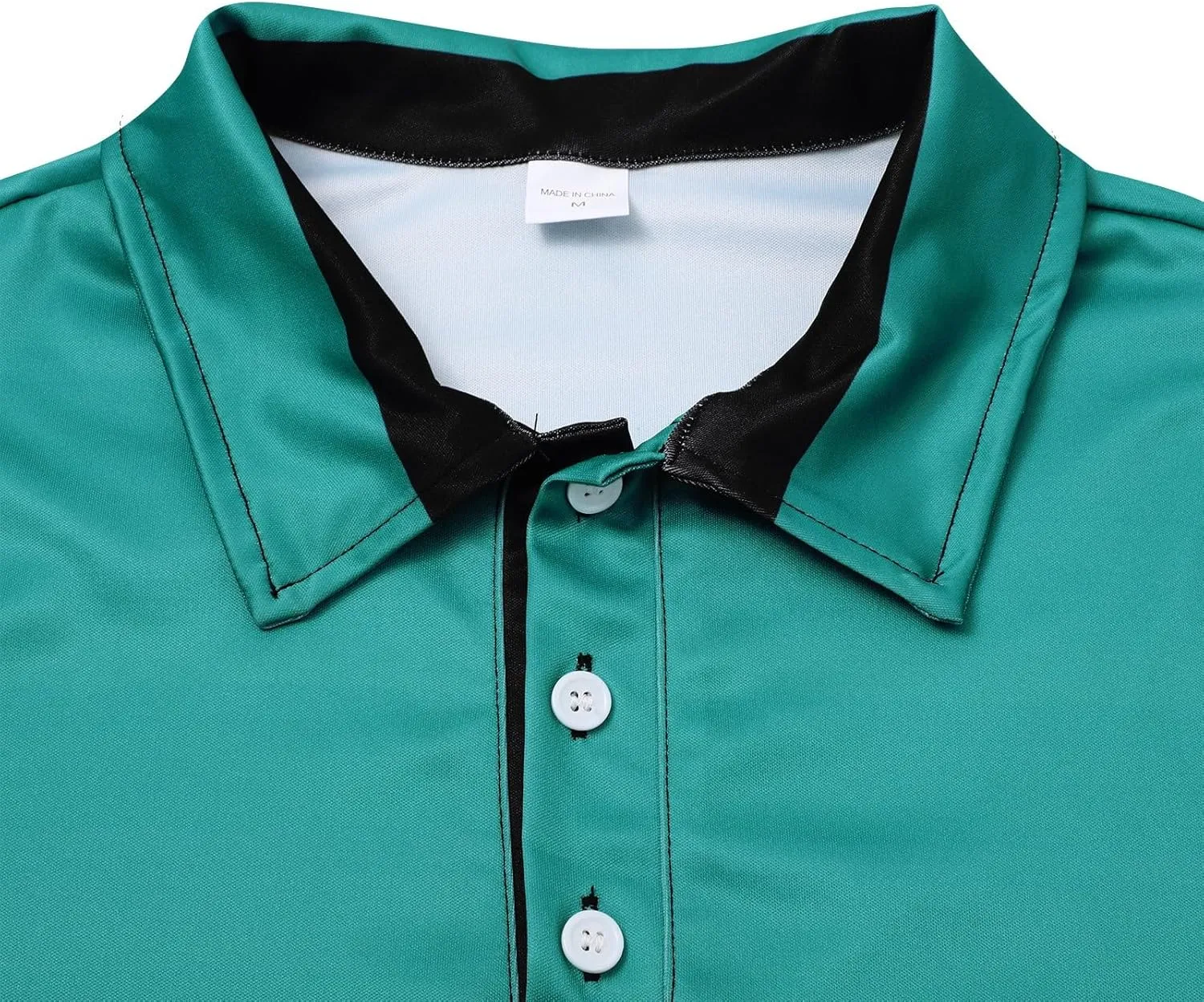Mens Clothes Turtleneck Plush Sweater Men's Button Pullover Plush Sweater with Pocket Quick Dry Polyester Tshirts