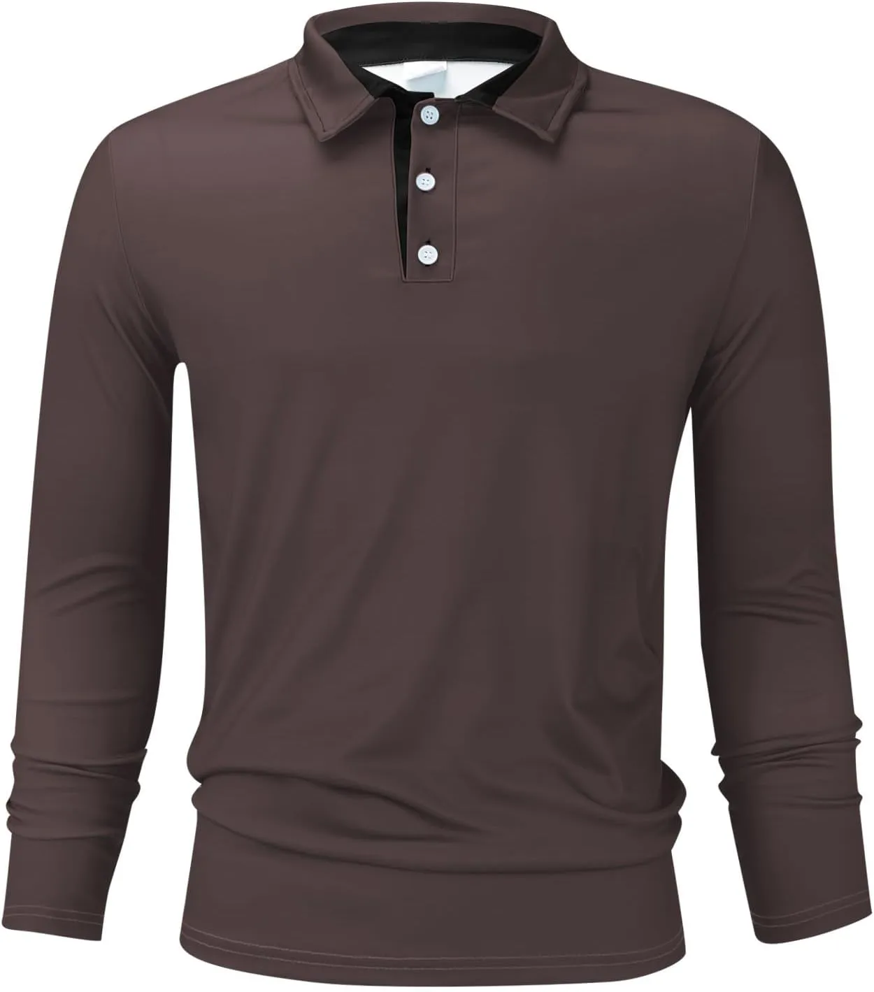 Mens Clothes Turtleneck Plush Sweater Men's Button Pullover Plush Sweater with Pocket Quick Dry Polyester Tshirts