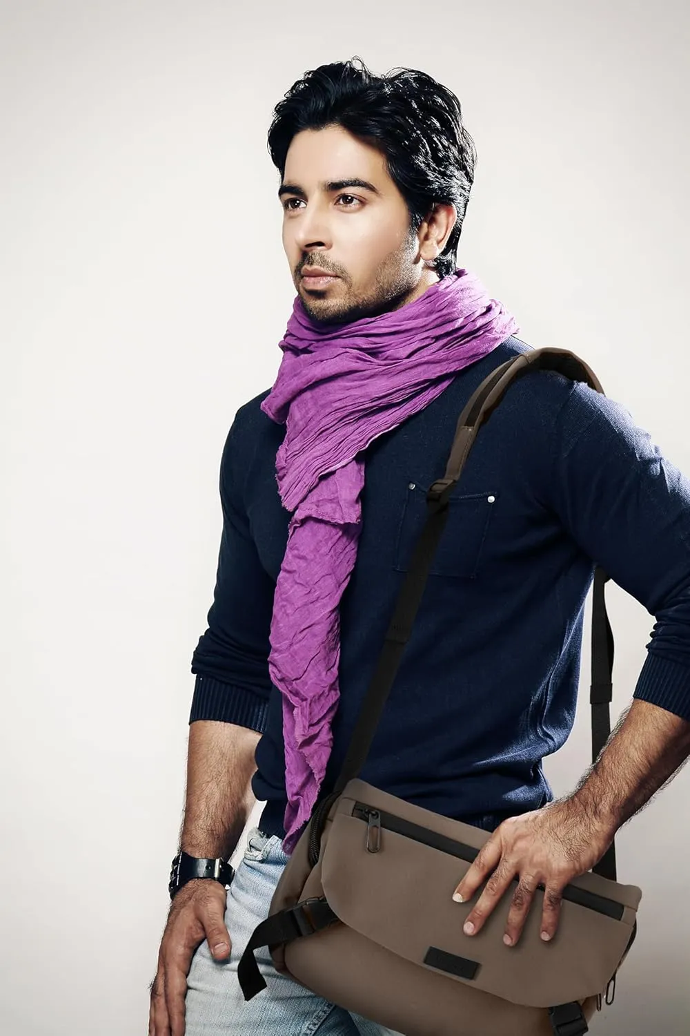 Men's Crossbody Bag - Stylish and Versatile Shoulder Bag for College, Office, and Travel