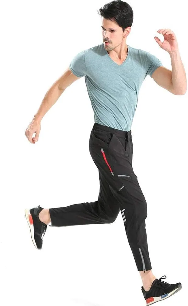 Mens Cycling Bike Pants Quick-Dry Windproof for Outdoor Mountain Running Hiking