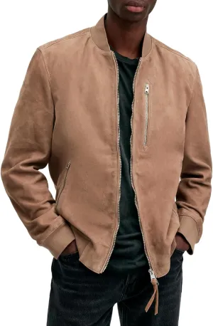 Men's Kemble Suede Bomber Jacket