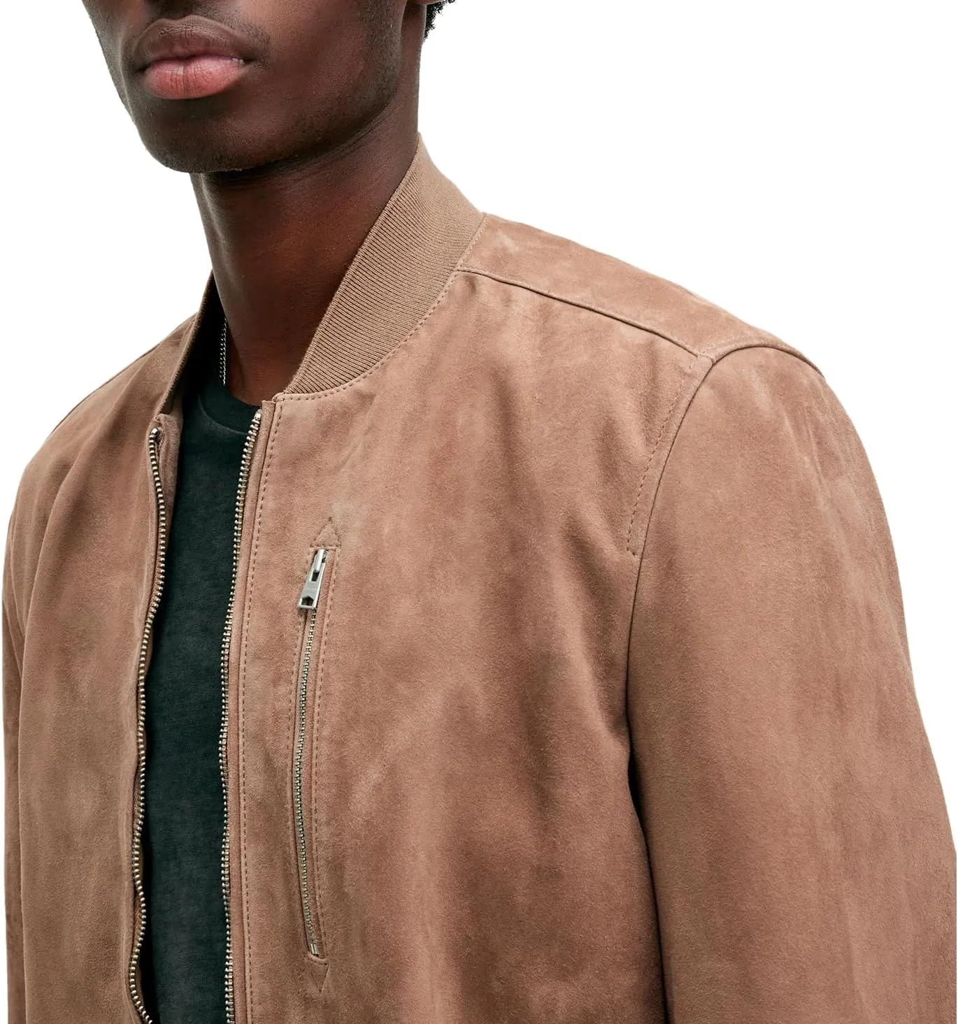 Men's Kemble Suede Bomber Jacket