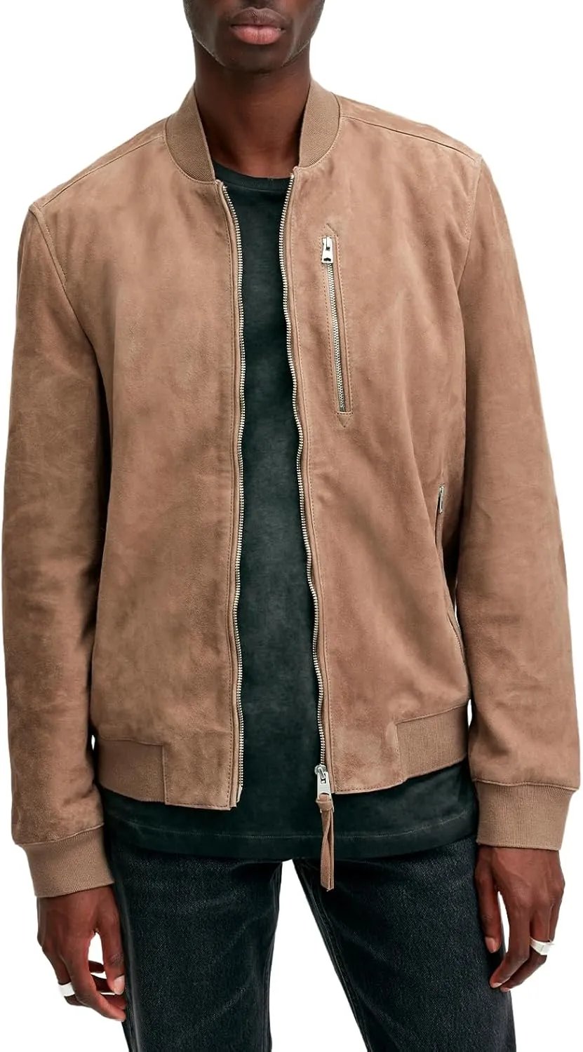 Men's Kemble Suede Bomber Jacket