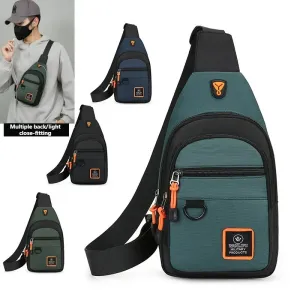 Men's Lightweight Oxford Chest Bag