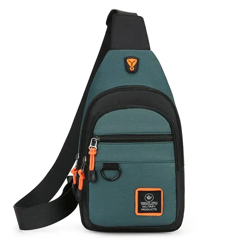 Men's Lightweight Oxford Chest Bag